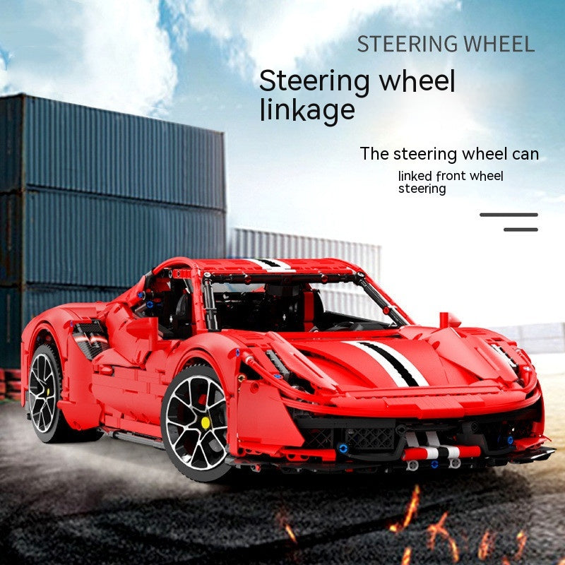 Sports Car Series Model Children Assembling Building Blocks Toys