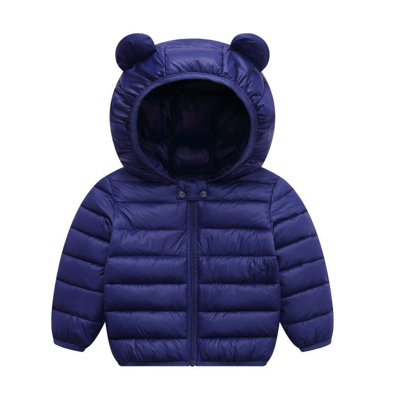 Cotton-padded Clothes Baby Winter Light Children Down Cotton Coat