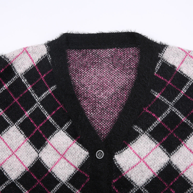 Hot Girls Wear Long Lazy V-neck Sweaters