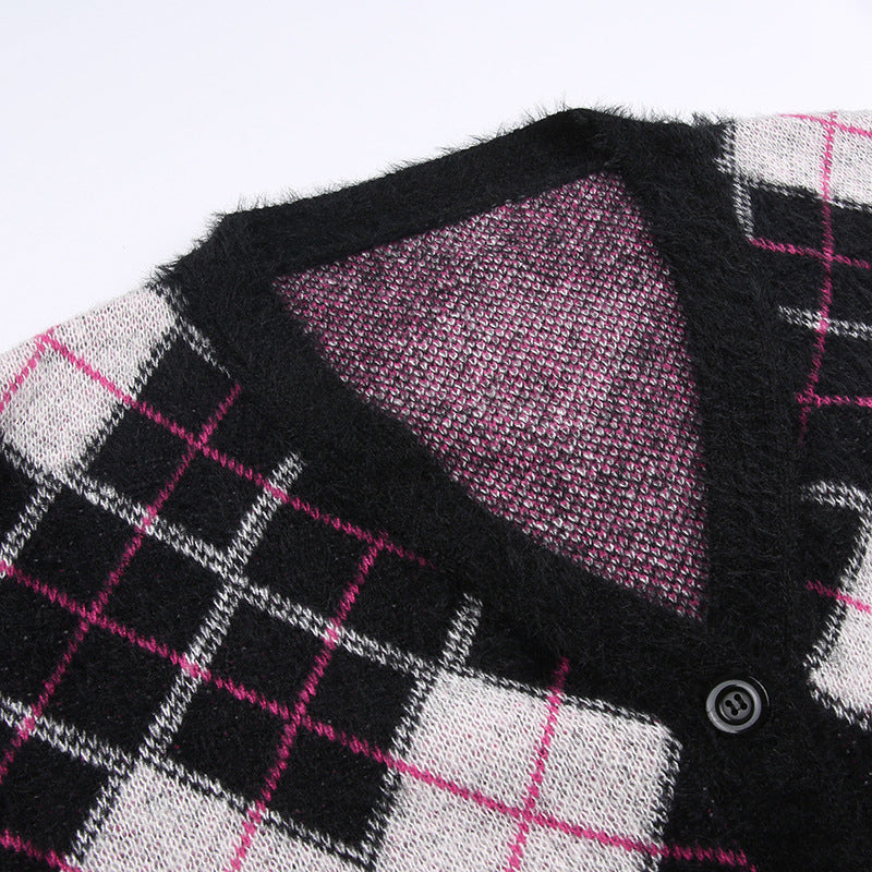 Hot Girls Wear Long Lazy V-neck Sweaters