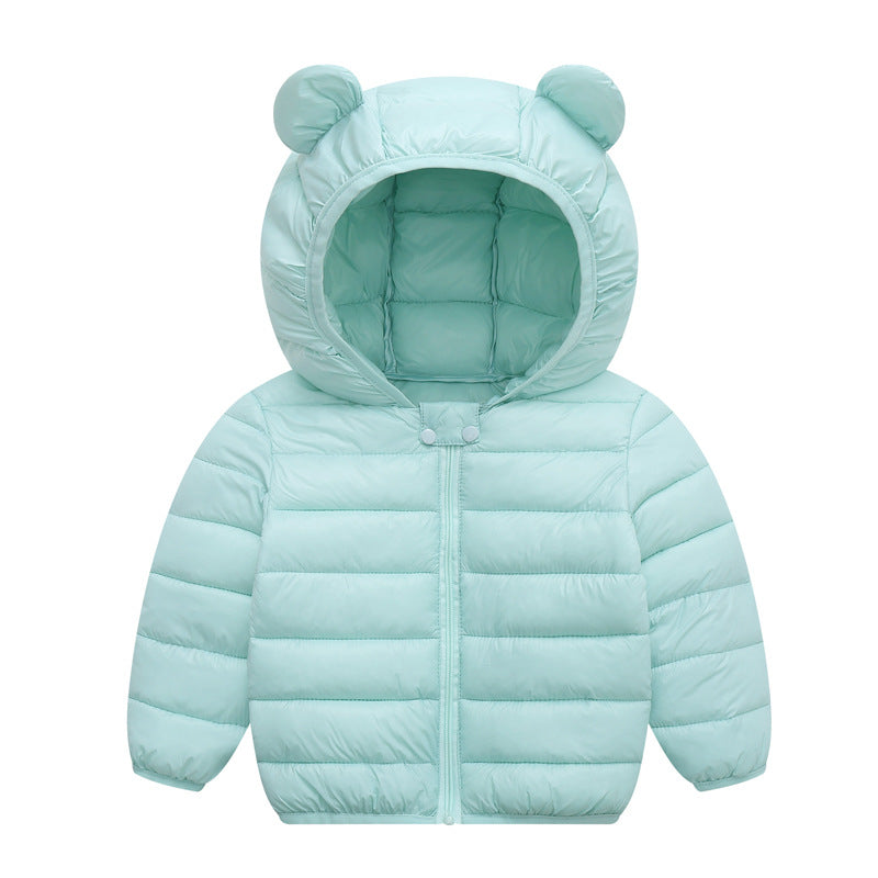 Cotton-padded Clothes Baby Winter Light Children Down Cotton Coat