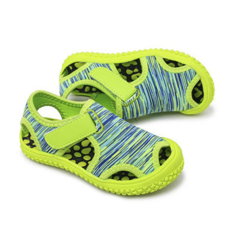 Children's Sandals Girls Summer Boys' Baotou Beach Shoes Middle-Aged Children Little Girls Soft-Soled Baby Toddler Shoes