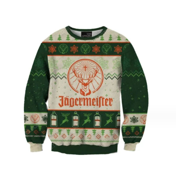 Men's Sweater Digital Polyester Fiber  Printing
