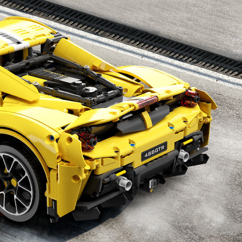 Sports Car Series Model Children Assembling Building Blocks Toys