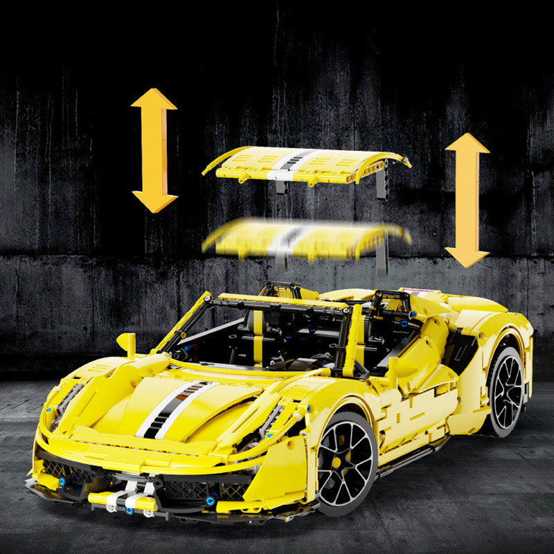 Sports Car Series Model Children Assembling Building Blocks Toys